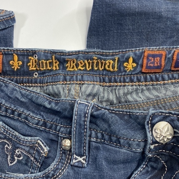 Rock Revival Deborah Easy Boot Jeans Size 28 - Picture 10 of 15